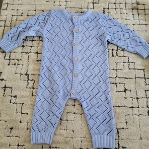 Girl/boy knit sleeper. Never worn brand new
